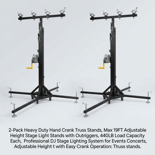 EQCOTWEA Heavy Duty Truss Stands 19FT